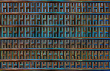 Geometrik kaplamalı güzel renklere sahip Soyut Tasarım, Yaratıcılık Arkaplanı