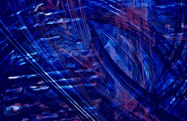 Soyut Mavi Arkaplan, desen desen çizgileri hareket halinde