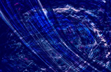 Soyut Mavi duvar kağıdı kapağı, hareket halindeki desen çizgileri, boşluğu kopyala 