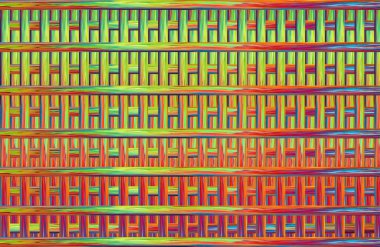 Geometrik kaplamalı güzel renklere sahip Soyut Tasarım, Yaratıcılık Arkaplanı