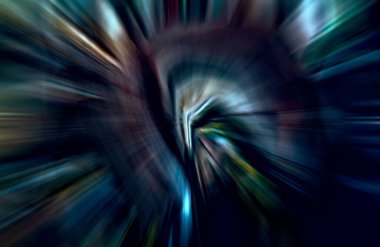 soyut ışık hareketi, koyu arkaplan, uzay broşürünü kopyala