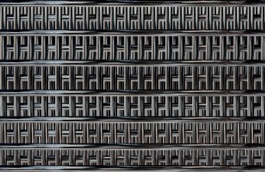 Geometrik fayanslı rengarenk deseni ve güzel renkleri olan soyut tasarım. 