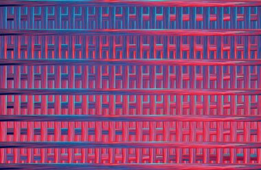 Geometrik kaplamalı güzel renklere sahip Soyut Tasarım, Yaratıcılık Arkaplanı