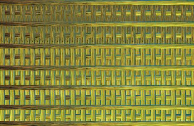 Geometrik fayanslı rengarenk deseni ve güzel renkleri olan soyut tasarım. 