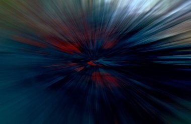 Hızlanma hareketi, ışık ve çizgiler koyu arkaplan üzerinde hızla hareket ediyor
