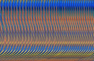 Geometrik fayanslı rengarenk deseni ve güzel renkleri olan soyut tasarım. 