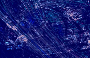 Soyut Mavi Arkaplan, desen desen çizgileri hareket halinde