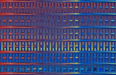 Geometrik kaplamalı güzel renklere sahip Soyut Tasarım, Yaratıcılık Arkaplanı