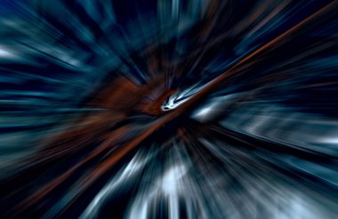 soyut ışık hareketi, koyu arkaplan, uzay broşürünü kopyala