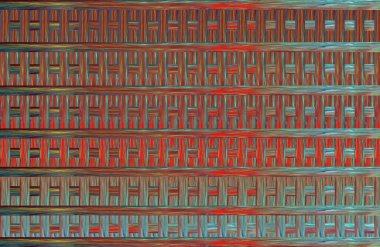 Geometrik kaplamalı güzel renklere sahip Soyut Tasarım, Yaratıcılık Arkaplanı