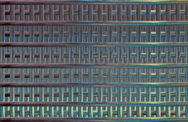 Geometrik kaplamalı güzel renklere sahip Soyut Tasarım, Yaratıcılık Arkaplanı