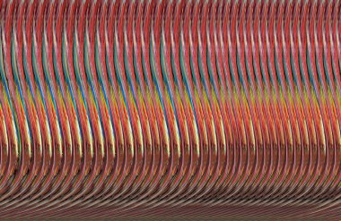 Kapak tasarımı, renkli gradyan, gelecek geometrik desen