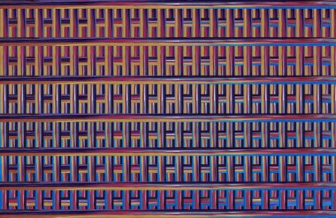 Geometrik kaplamalı güzel renklere sahip Soyut Tasarım, Yaratıcılık Arkaplanı