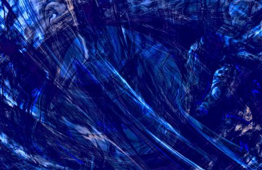 Soyut Mavi duvar kağıdı kapağı, hareket halindeki desen çizgileri, boşluğu kopyala 