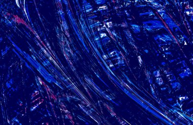 Soyut Mavi duvar kağıdı kapağı, hareket halindeki desen çizgileri, boşluğu kopyala 