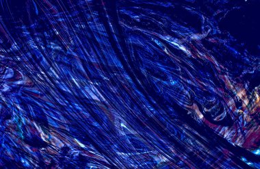 Soyut Mavi duvar kağıdı kapağı, hareket halindeki desen çizgileri, boşluğu kopyala 