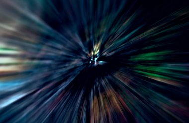 soyut ışık hareketi, koyu arkaplan, uzay broşürünü kopyala