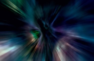 soyut ışık hareketi, koyu arkaplan, uzay broşürünü kopyala