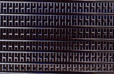 Geometrik fayanslı rengarenk deseni ve güzel renkleri olan soyut tasarım. 