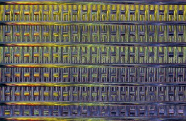 Geometrik kaplamalı güzel renklere sahip Soyut Tasarım, Yaratıcılık Arkaplanı