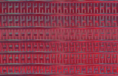 Geometrik fayanslı rengarenk deseni ve güzel renkleri olan soyut tasarım. 