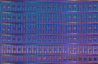 Geometrik kaplamalı güzel renklere sahip Soyut Tasarım, Yaratıcılık Arkaplanı