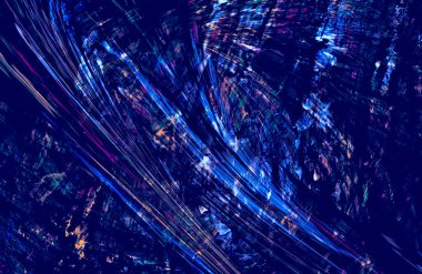 Soyut Mavi Arkaplan, desen desen çizgileri hareket halinde