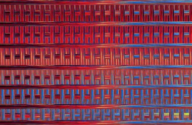 Geometrik kaplamalı güzel renklere sahip Soyut Tasarım, Yaratıcılık Arkaplanı