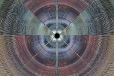 Çizgileri ve soyut arkaplanı olan renkli geometrik desen