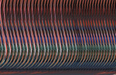 Kapak tasarımı, renkli gradyan, gelecek geometrik desen