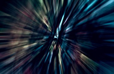 soyut ışık hareketi, koyu arkaplan, uzay broşürünü kopyala