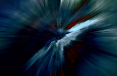 Hızlanma hareketi, ışık ve çizgiler koyu arkaplan üzerinde hızla hareket ediyor