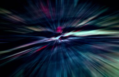 soyut ışık hareketi, koyu arkaplan, uzay broşürünü kopyala