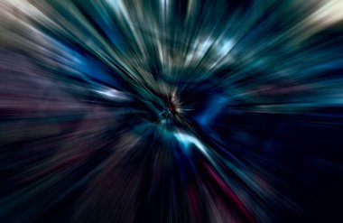 soyut ışık hareketi, koyu arkaplan, uzay broşürünü kopyala