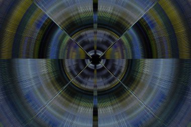 Çizgileri ve soyut arkaplanı olan renkli geometrik desen