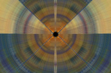 Çizgileri ve soyut arkaplanı olan renkli geometrik desen