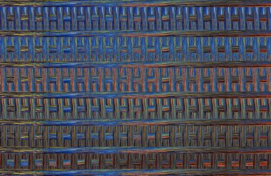 Geometrik kaplamalı güzel renklere sahip Soyut Tasarım, Yaratıcılık Arkaplanı