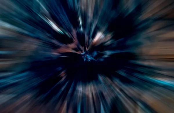Gyorsulási Sebesség Mozgás Fény Csíkok Gyorsan Mozog Sötét Háttér — Stock Fotó