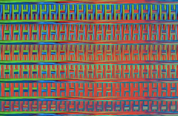 Geometrik fayanslı rengarenk deseni ve güzel renkleri olan soyut tasarım. 