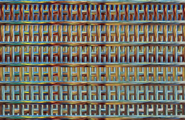 Geometrik fayanslı rengarenk deseni ve güzel renkleri olan soyut tasarım. 