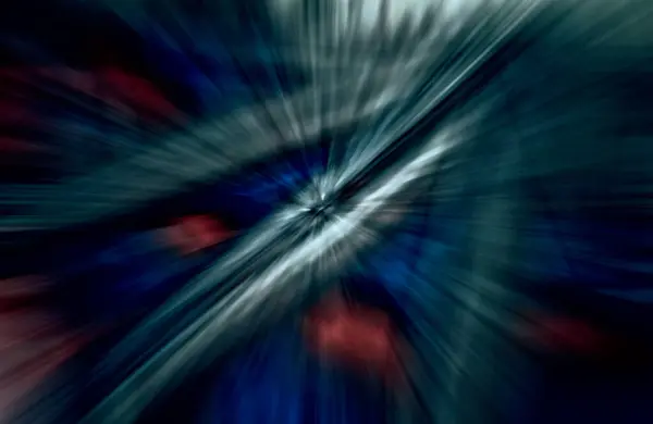 Acceleration Speed Motion Light Stripes Moving Fast Dark Background — Stock Photo, Image