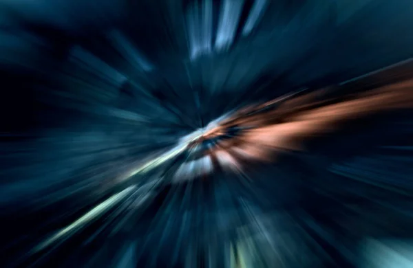 Movimiento Luz Abstracta Fondo Oscuro Espacio Copia Volante Fondo Pantalla — Foto de Stock