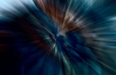 Hızlanma hareketi var. Işık ve çizgiler koyu arkaplanda hızla hareket ediyor