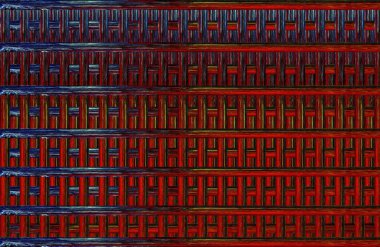 Geometrik kaplamalı güzel renklere sahip Soyut Tasarım, Yaratıcılık Arkaplanı