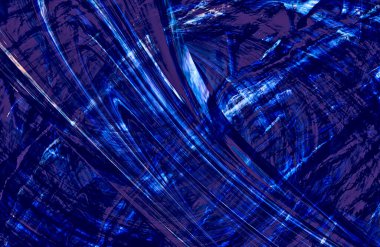 Soyut Mavi duvar kağıdı kapağı, hareket halindeki desen çizgileri, boşluğu kopyala 