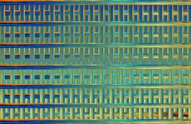 Geometrik kaplamalı güzel renklere sahip Soyut Tasarım, Yaratıcılık Arkaplanı