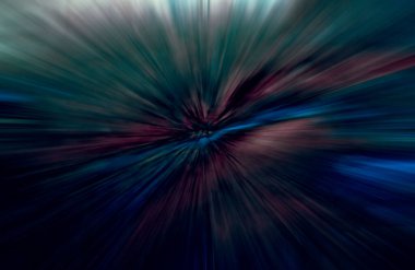 Hızlanma hareketi, ışık ve çizgiler koyu arkaplan üzerinde hızla hareket ediyor