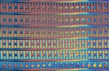 Geometrik kaplamalı güzel renklere sahip Soyut Tasarım, Yaratıcılık Arkaplanı