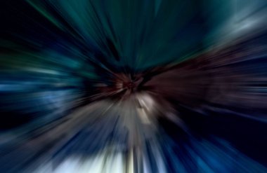 Hızlanma hareketi, ışık ve çizgiler koyu arkaplan üzerinde hızla hareket ediyor