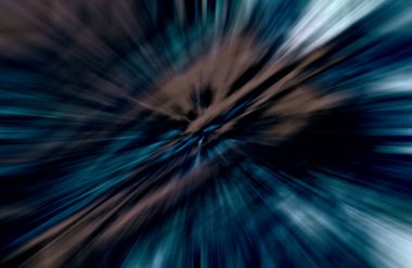 Hızlanma hareketi, ışık ve çizgiler koyu arkaplan üzerinde hızla hareket ediyor